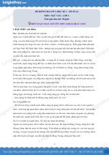 Đề thi giữa kì 1 Văn 6 - Đề số 14